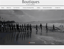 Tablet Screenshot of boutiquesinsrilanka.com